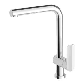 Single handle deck mount mixers.