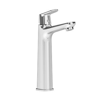Single handle vessel faucet.