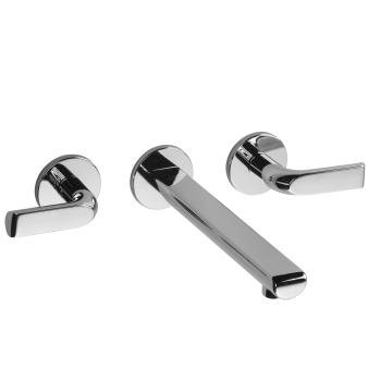 Wall-mounted basin set 