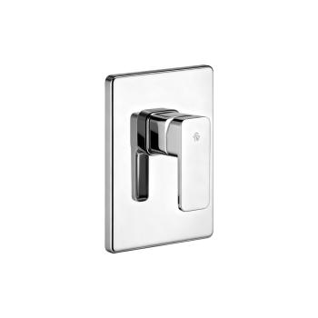 In wall single handle shower mixer