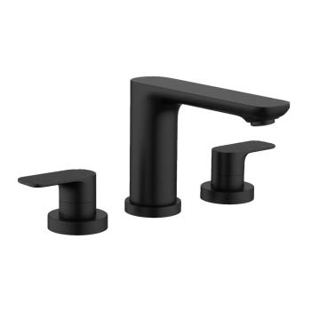 Widespread lavatory faucet