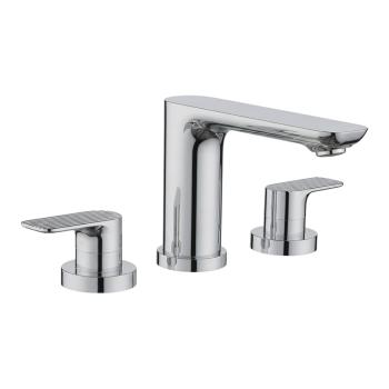 Widespread lavatory faucet